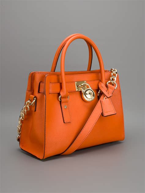 michael kors orange bag|michael kors handbags orange color.